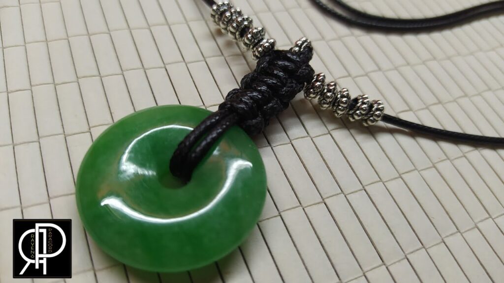 DIY Vintage Style Jade Saddle Pendant Tutorial